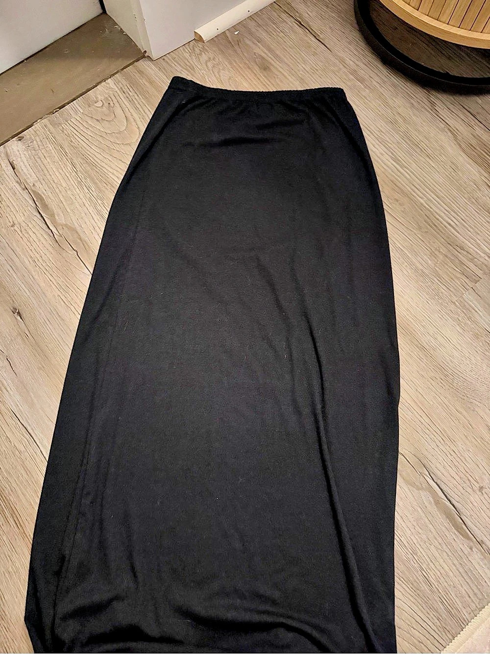 free people black maxi skirt